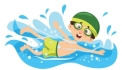 Swimming Cartoon Images, Stock Photos &amp; Vectors | Shutterstock